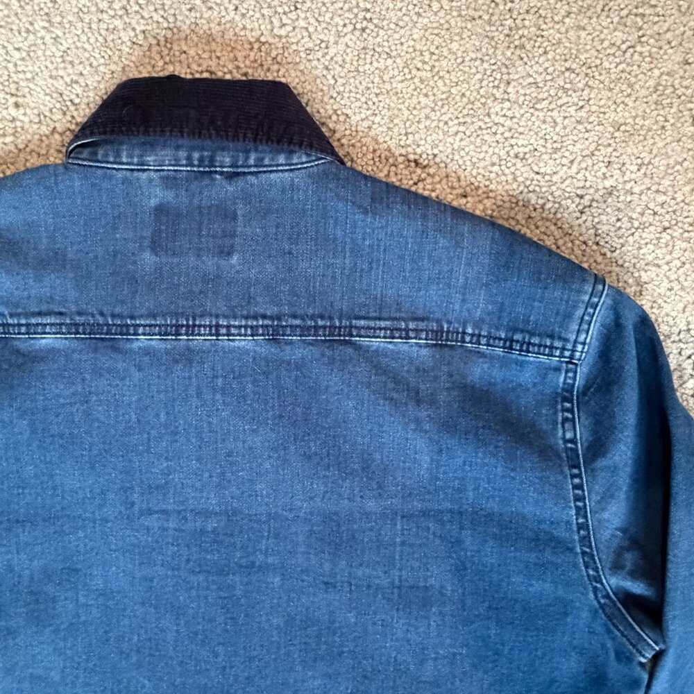 Folk Nelson Denim Chore Jacket in Indigo Blue Men's Size Large - New With Tags - Picture 15 of 16